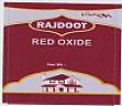 RAJDOOT RED OXIDE (and logo) trademark logo