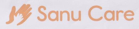 SANU CARE (and logo) trademark logo