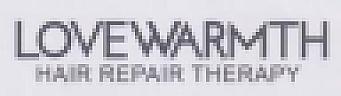 LOVEWARMTH HAIR REPAIR THERAPY (and logo) trademark logo