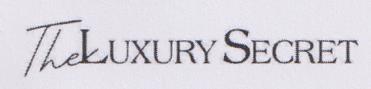 THE LUXURY SECRET (and logo) trademark logo