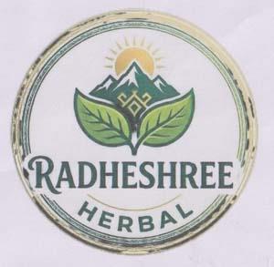 RADHESHREE HERBAL (and logo) trademark logo