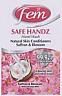 FEM SAFE HANDZ SAFFRON & BLOSSOM (and logo) trademark logo