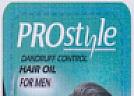 PROSTYLE DANDRUFF CONTROL HAIR OIL (and logo) trademark logo
