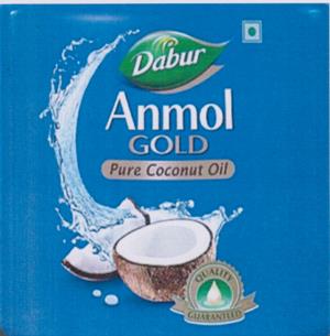 ANMOL GOLD PURE COCONUT OIL (and logo) trademark logo