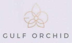 G U L F O R C H I D (and logo) trademark logo