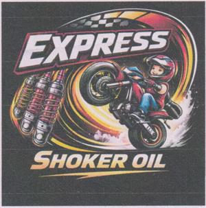 EXPRESS SHOKAR OIL (and logo) trademark logo