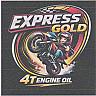 EXPRESS GOLD 4T ENGINE OIL (and logo) trademark logo