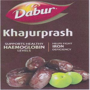 DABUR KHAJURPRASH (and logo) trademark logo