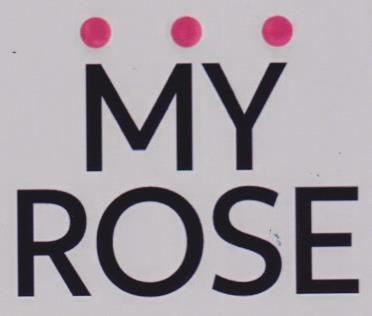 MY ROSE (and logo) trademark logo