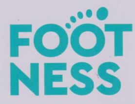 FOOTNESS (and logo) trademark logo