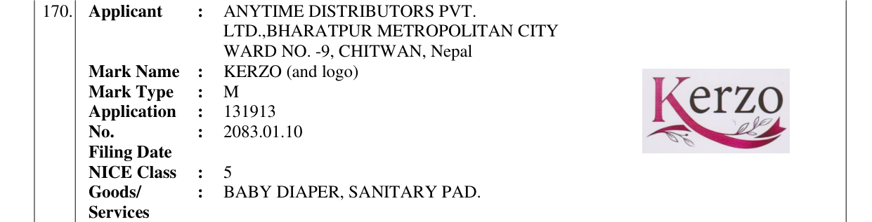 Original bulletin entry for KERZO (and logo)