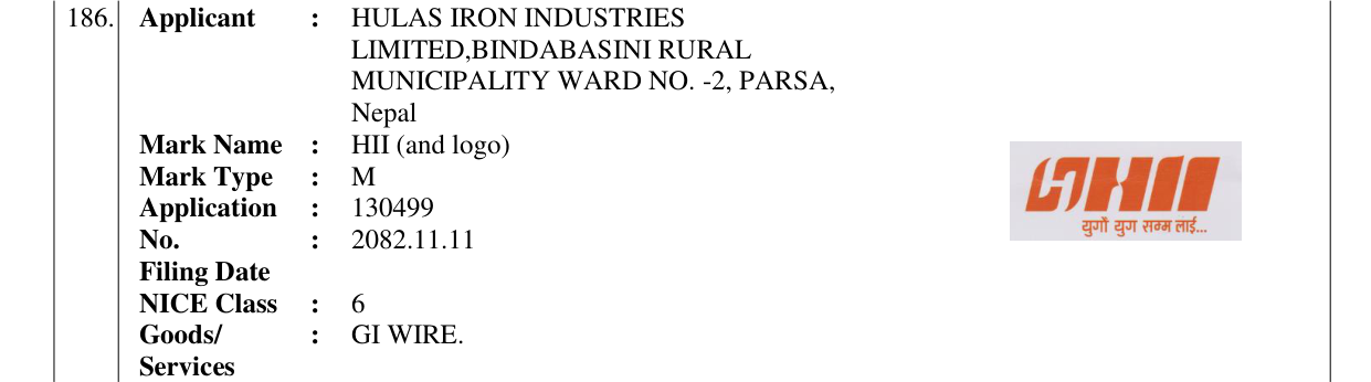 Original bulletin entry for HII (and logo)