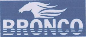 BRONCO (and logo) trademark logo