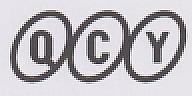 QCY (and logo) trademark logo