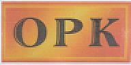 OPK (and logo) trademark logo