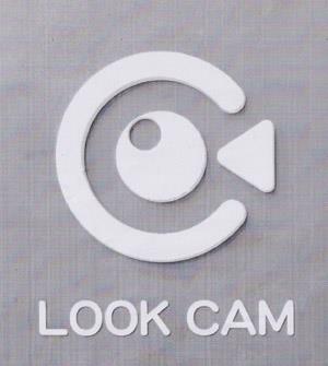 LOOK CAM (and logo) trademark logo