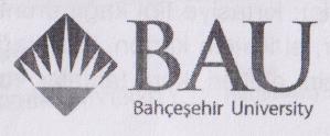 BAU Bahçeşehir University (and logo) trademark logo