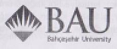 BAU Bahçeşehir University (and logo) trademark logo
