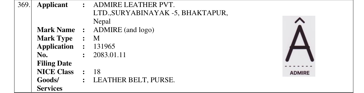 Original bulletin entry for ADMIRE (and logo)