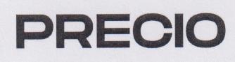 PRECIO (and logo) trademark logo