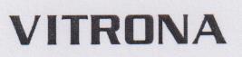 VITRONA (and logo) trademark logo