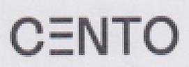 CENTO (and logo) trademark logo