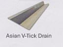 ASIAN V-TICK DRAIN (and logo) trademark logo