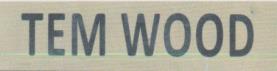 TEM WOOD (and logo) trademark logo