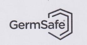GERMSAFE (and logo) trademark logo