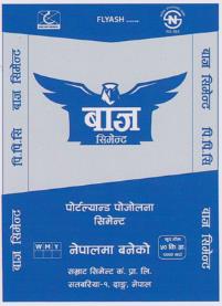 BAAZ CEMENT (and logo) trademark logo