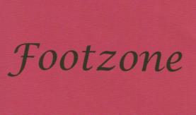 FOOTZONE (and logo) trademark logo