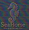 SEA HORSE DENIM (and logo) trademark logo