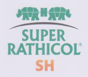 SUPER RATHICOL SH (and logo) trademark logo