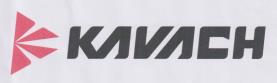 KAVACH (and logo) trademark logo
