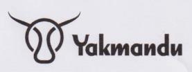 YAKMANDU (and logo) trademark logo