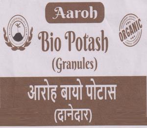 AAROH BIO POTASH (and logo) trademark logo