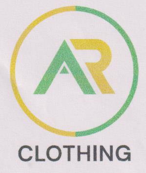 AR CLOTHING (and logo) trademark logo