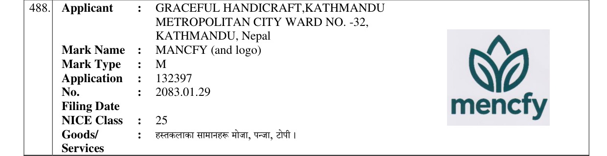 Original bulletin entry for MANCFY (and logo)