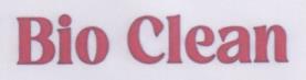 BIO CLEAN (and logo) trademark logo