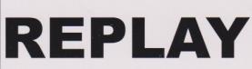 REPLAY (and logo) trademark logo