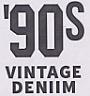 '90S VINTAGE DENIM (and logo) trademark logo