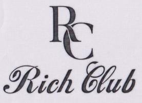 RC RICH CLUB (and logo) trademark logo