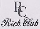 RC RICH CLUB (and logo) trademark logo