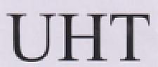 UHT (and logo) trademark logo