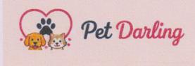 PET DARLING (and logo) trademark logo