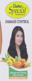 DABUR SPECIAL NON STICKY HAIR OIL (and logo) trademark logo