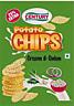 CENTURY POTATO CHIPS CREAM & ONION (and logo) trademark logo