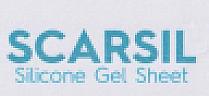 SCARSIL GEL SHEET (and logo) trademark logo