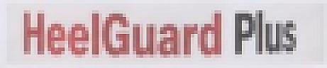 HEELGUARD PLUS (and logo) trademark logo
