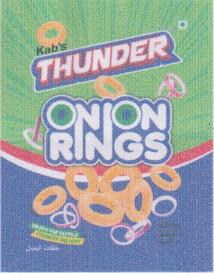 THUNDER ONION RINGS (and logo) trademark logo